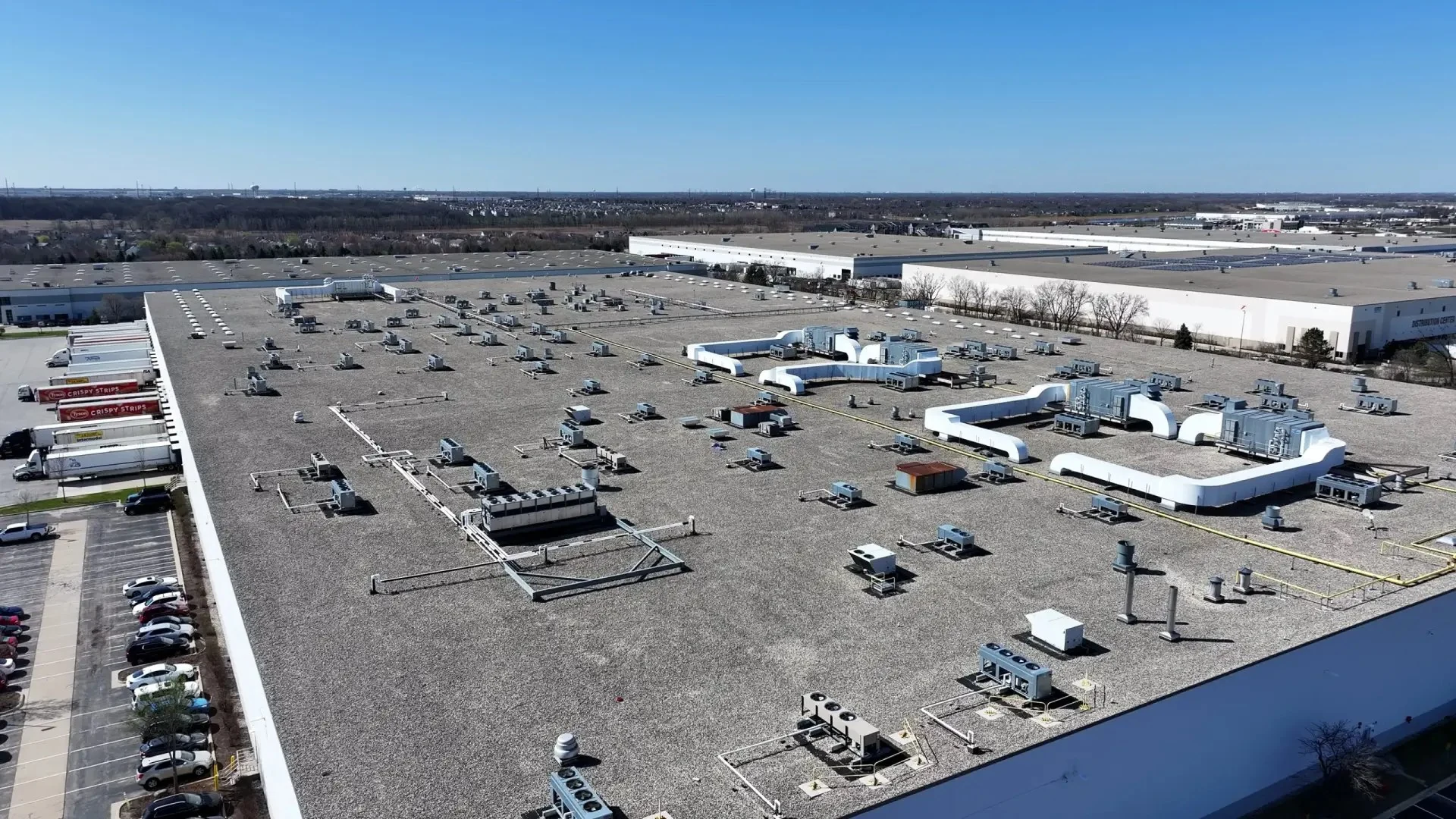 Distribution center roofing in Lansing